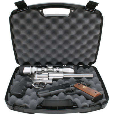 Hard gun Cases MTM Case Gard Polypropylene MTM 80940       2   PISTOL CASE UP TO 8.5"     BLK • Model: Polypropylene